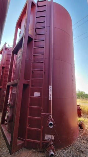Lot of (5) Upright Mud Circulating Tanks