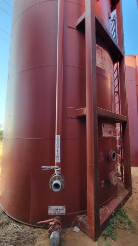 Lot of (5) Upright Mud Circulating Tanks