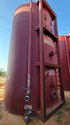 Lot of (5) Upright Mud Circulating Tanks