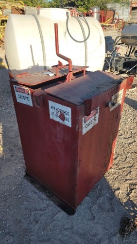 Lot of (3) Caustic Barrels