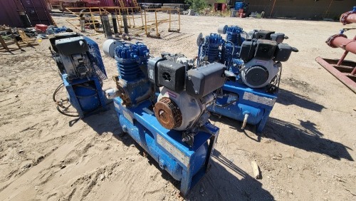 Lot of (4) Quincy Compressors