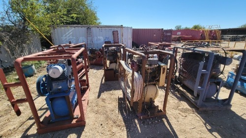 Lot of (7) Assorted Compressors