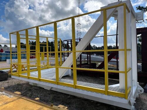 Unused Fabricated Rig Frames, Pipe Racker Components, Walkways & Spreader Bars - 57 Pieces