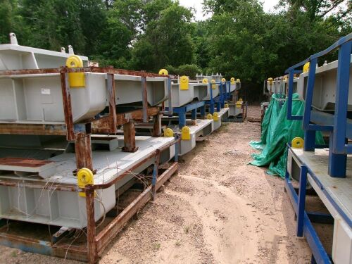 Unused Fabricated Rig Skids, Drawworks Skid Assemblies & Live-Roll Components - 24 Pieces
