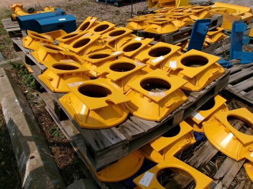 Unused Top Drive Parts Inventory - Motors, Guide Frames, Quills, Cables & Components - 291 Pieces