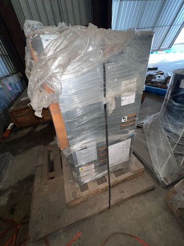 Unused Industrial Electrical Equipment &ndash; 1,200 HP VFD, 690V Rectifier & Inverter, 150 kVA Transformer &ndash; 7 Units