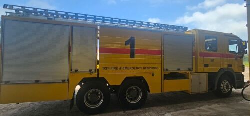 Used Fire Trucks&ndash; 2009 Mercedes-Benz Actros 3336 6x4 (2 Units) | Water Tender Ladder Truck & Foam Tender | Operational Fire Apparatus