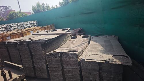 Lot-15: Titanium Heat Exchanger Plates, Qty. 11.49 Units