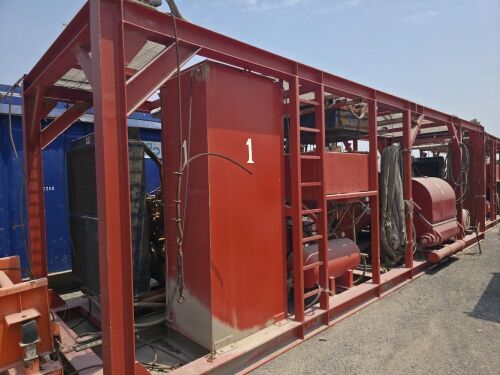 Lot-3: Mud & Fluid Circulation System &mdash; 2x GD PZ8 Mud Pumps, Tanks & Shakers