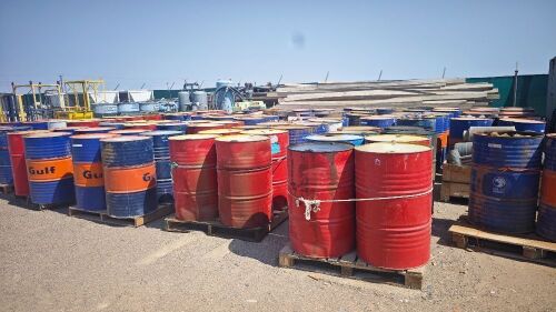 Lot-3: Oil With Drums and Oil Filter With Drums